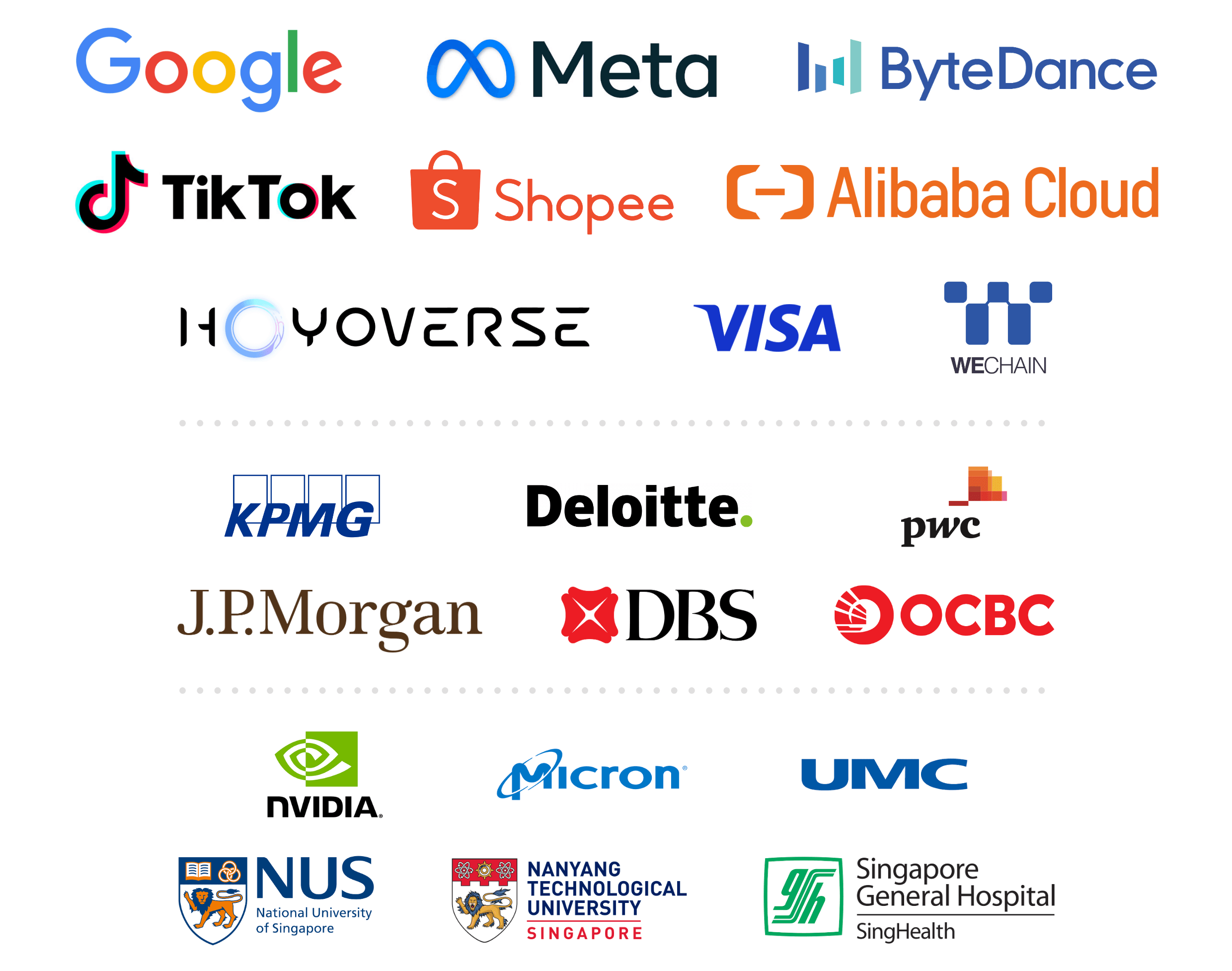 我们的客户来自这些公司